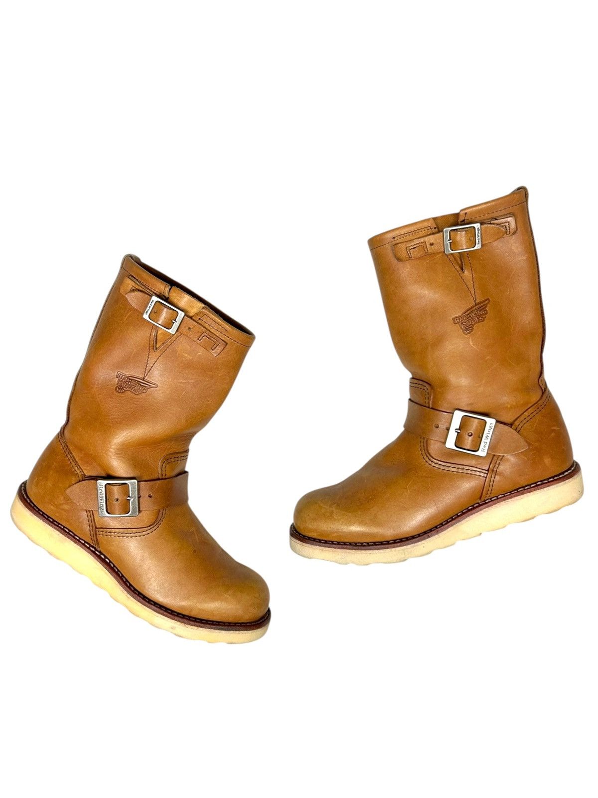 Red Wing Rare USA Vintage Red Wing 9027 Engineer Boot Driftwood Size US 9.5 / IT 39.5 - 1 Thumbnail