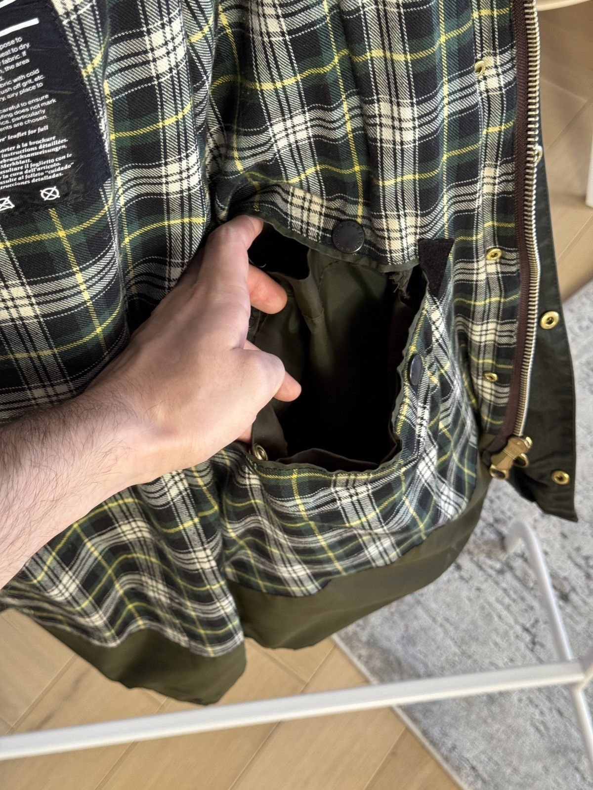 Barbour Vintage 90’s Barbour A200 Border Jacket Full Set Size US XL / EU 56 / 4 - 16 Thumbnail