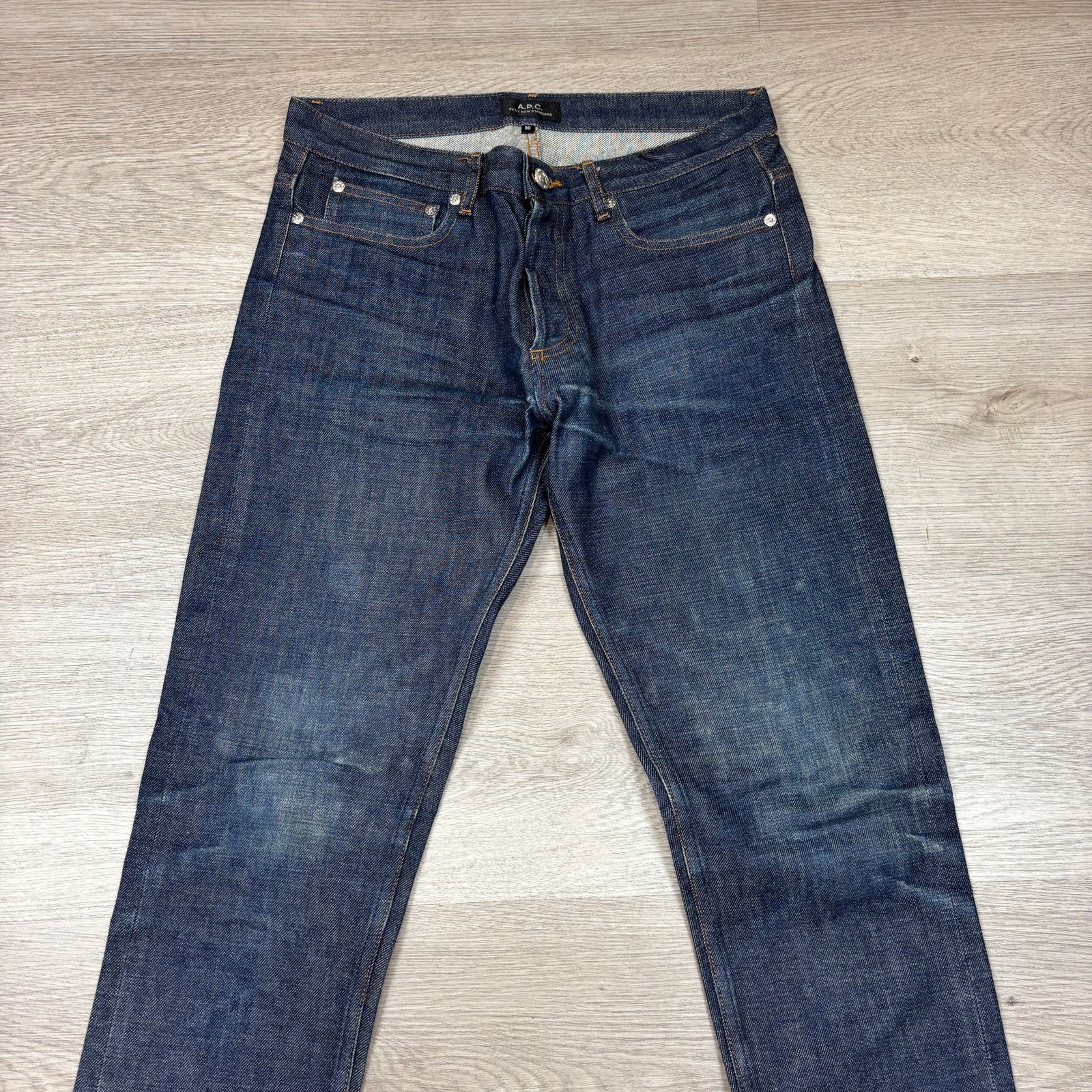A.P.C. A.P.C. Petit New Standard Slim Fit Selvedge Jeans Mens 30x33 Size US 30 / EU 46 - 2 Thumbnail