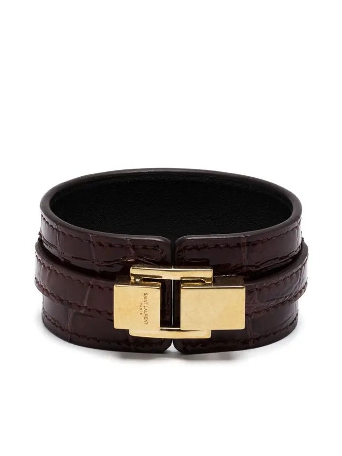 Saint Laurent Paris o1b1hav110525 764759 Size: S / Le Carré Large Bracelet Size ONE SIZE - 1 Thumbnail