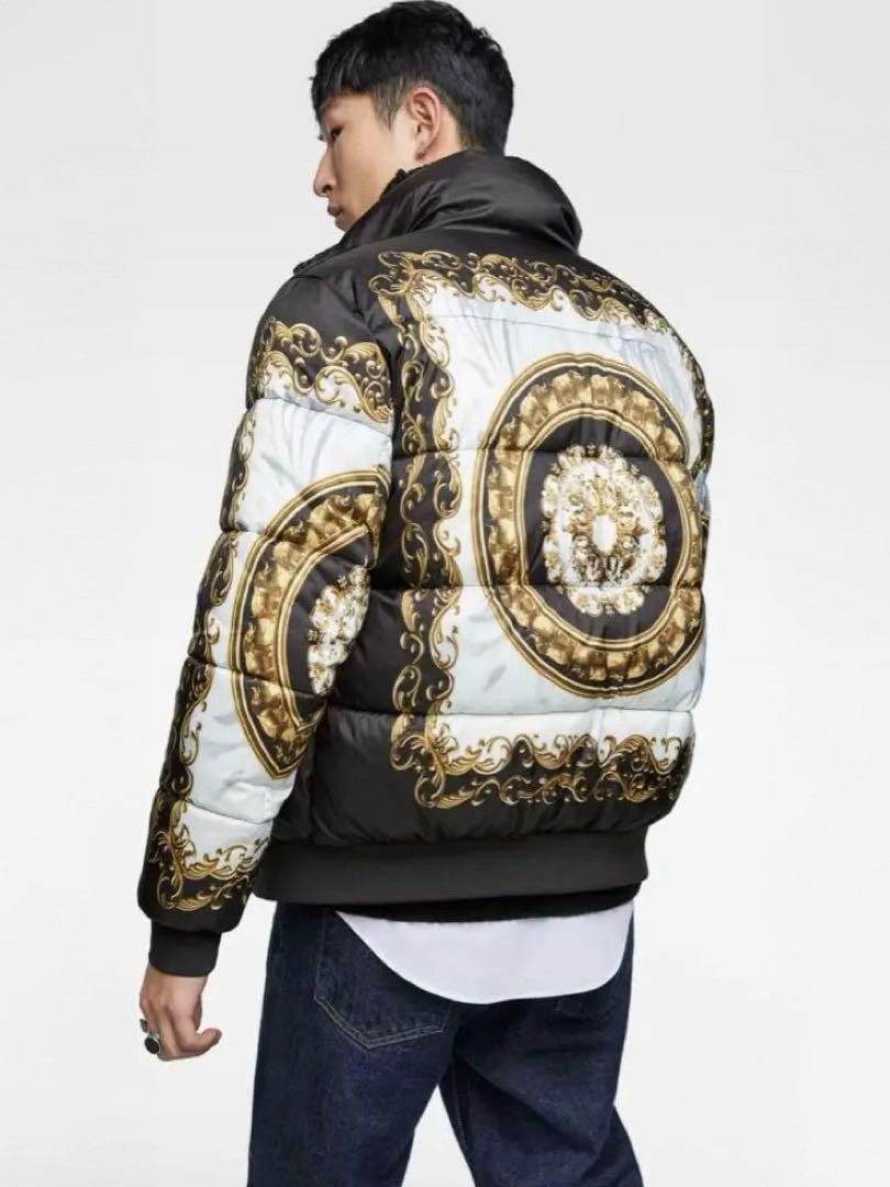 Zara ZARA Baroque-Style Printed Puffer Coat (2019) Size US L / EU 52-54 / 3 - 5 Thumbnail