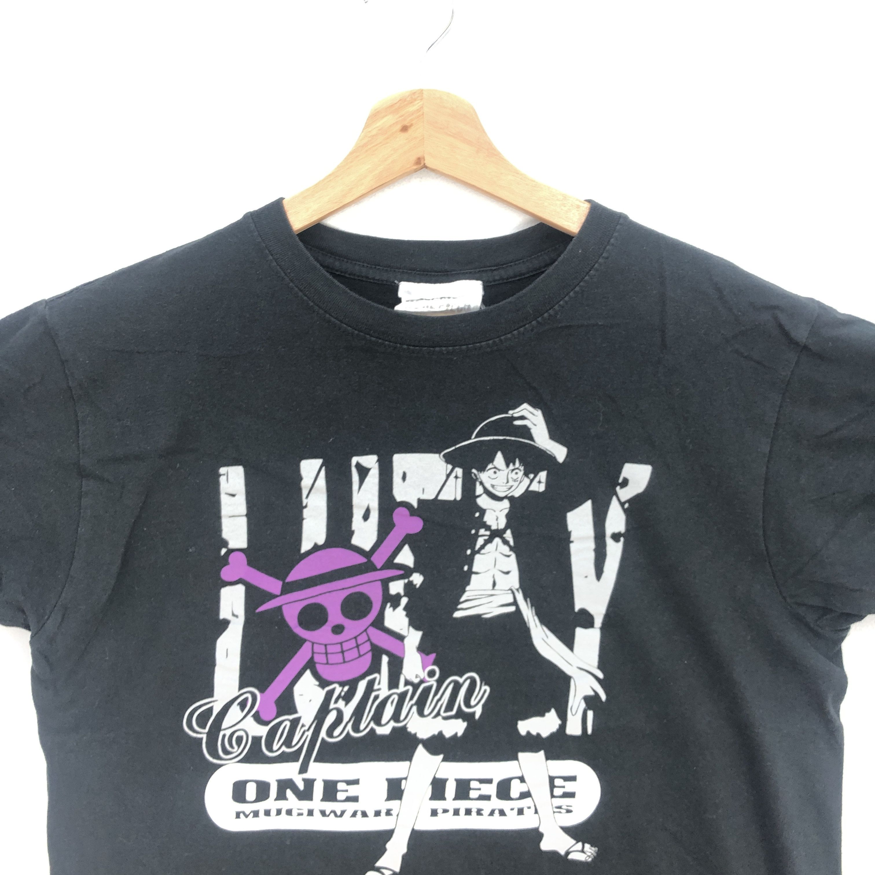 Anime Vintage One Piece T Shirt Japanese Luffy Anime Cartoon Tees Size US M / EU 48-50 / 2 - 3 Thumbnail