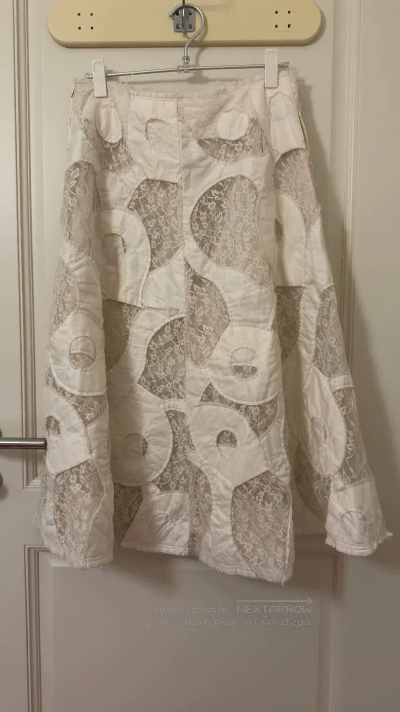 Comme des Garcons Comme Des Garcons size M Lace cotton-padded patched decons Size 23" - 3 Thumbnail