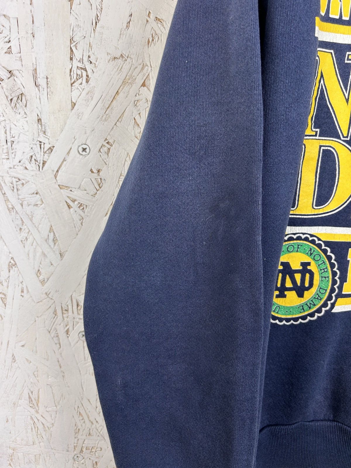 Vintage 90s Vintage 7 Logo University Notre Dame Sweatshirt Crewneck Size US S / EU 44-46 / 1 - 6 Thumbnail