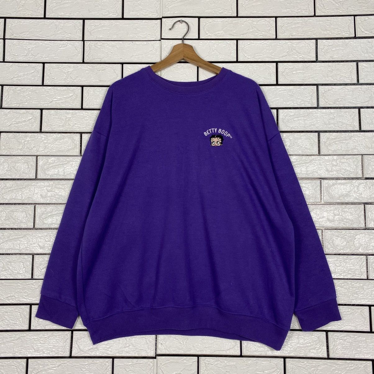 Japanese Brand Vintage Sweatshirt Betty Boop Big Logo Size US L / EU 52-54 / 3 - 2 Thumbnail