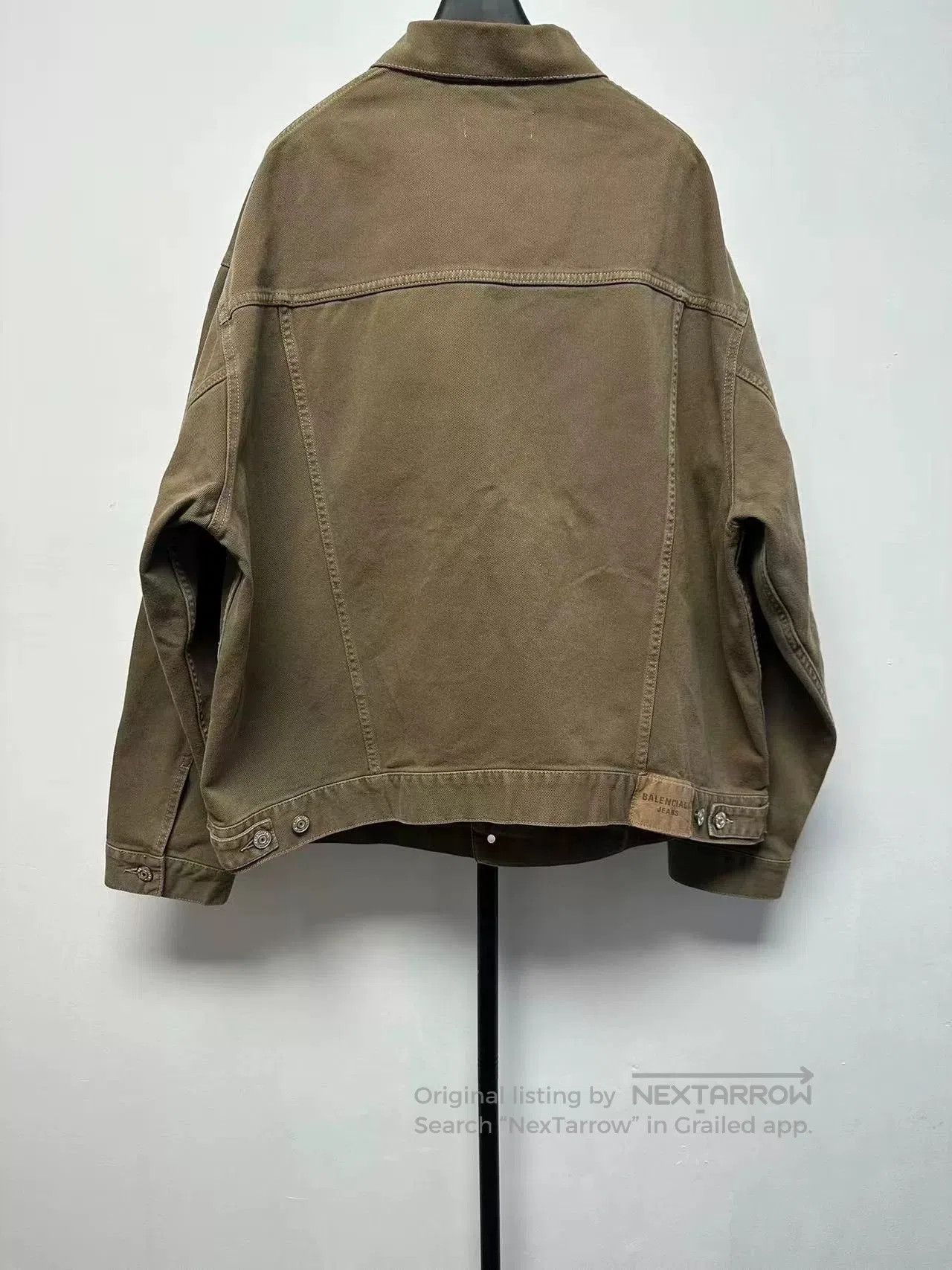 Balenciaga Balenciaga Solid Single-Breasted Pocket Denim Jacket. Size XS / US 0-2 / IT 36-38 - 2 Thumbnail