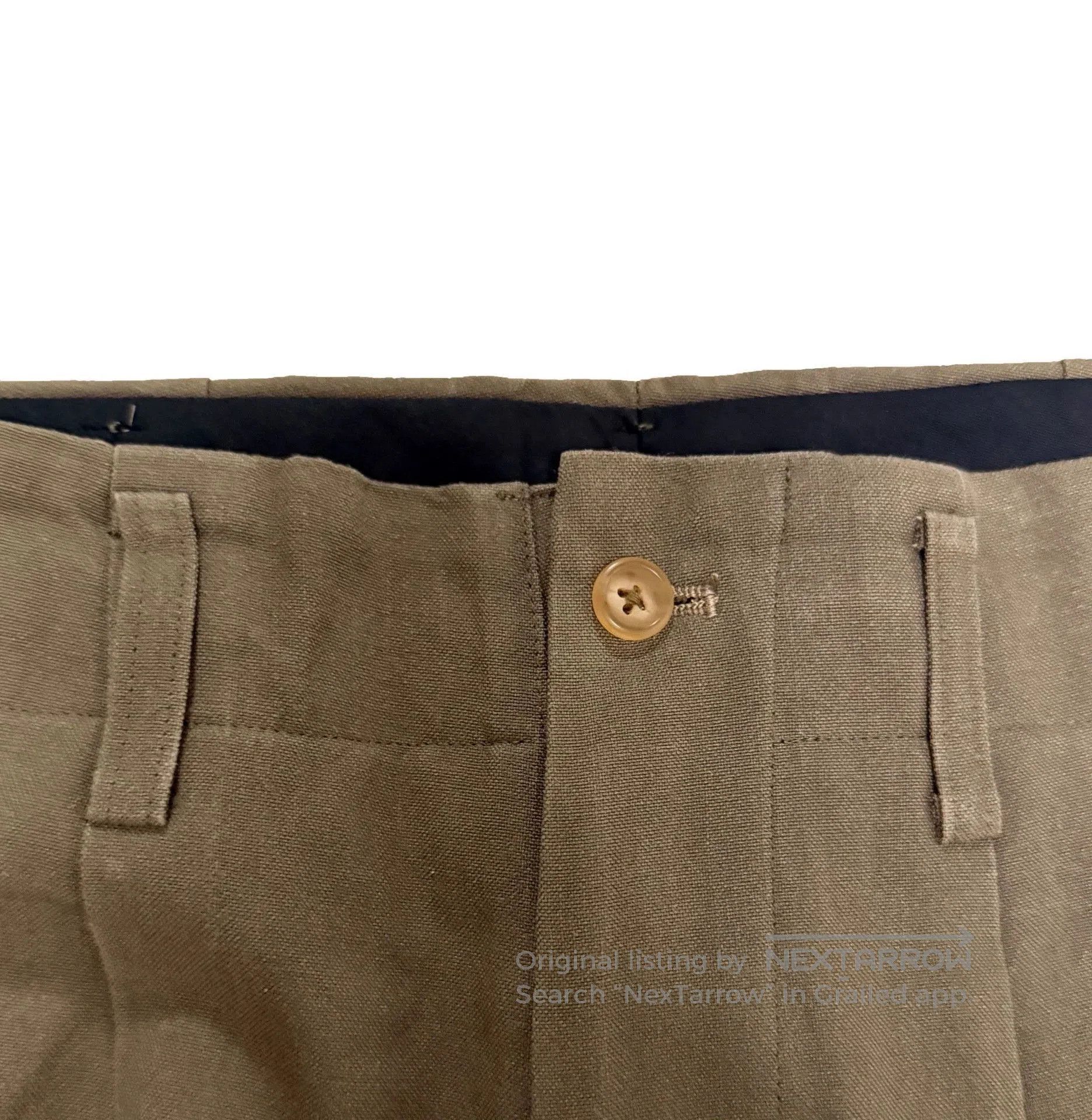 Yohji Yamamoto Beige Casual Pants Size 30. Size US 30 / EU 46 - 3 Thumbnail