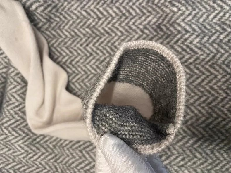 Loro Piana LORO PIANA Gray beige goat cashmere sweater dress Size M / US 6-8 / IT 42-44 - 7 Thumbnail