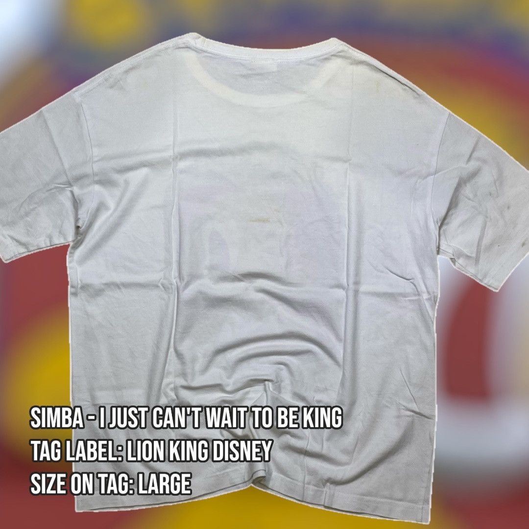 Other Simba - I Just Can't Wait To Be King Movie Tee Size US L / EU 52-54 / 3 - 2 Thumbnail