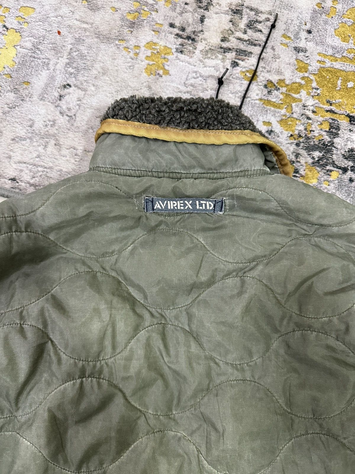 Avirex Vintage Avirex Quilted Jacket Sherpa Inside Nice Design Size US M / EU 48-50 / 2 - 13 Thumbnail