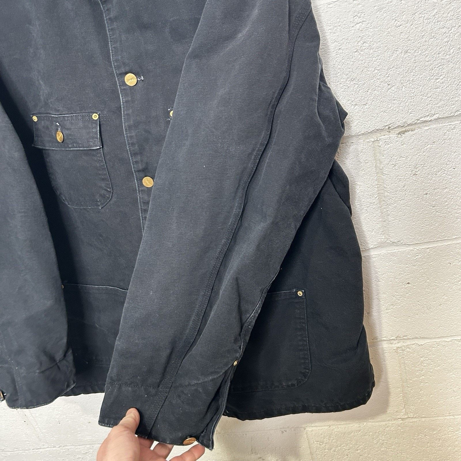 Carhartt Vintage Carhartt Blanket-Lined Chore Coat “Black” C01 BLK Size US XXL / EU 58 / 5 - 6 Thumbnail