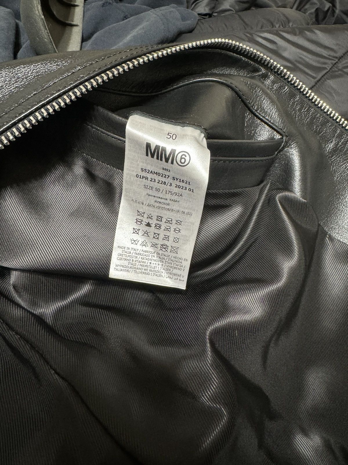 Maison Margiela Maison Margiela 5 Zip Leather Jacket Size US M / EU 48-50 / 2 - 7 Thumbnail