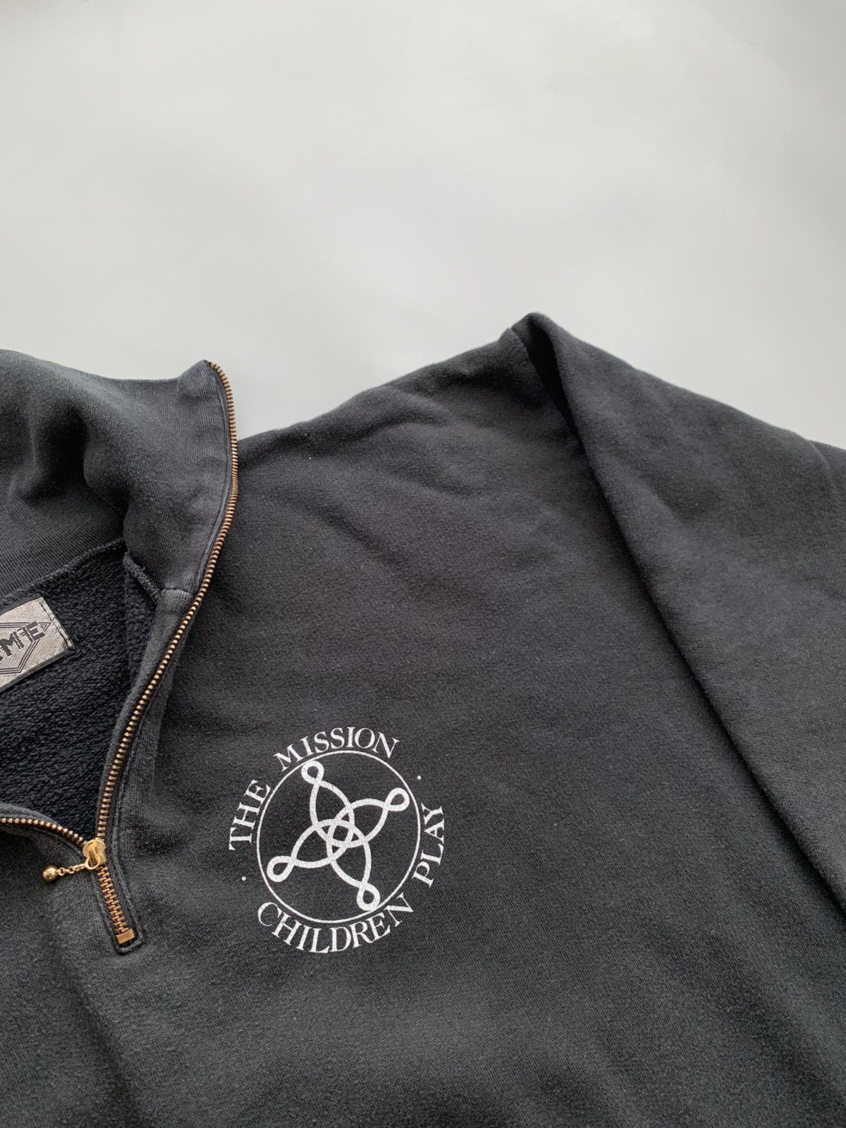 Band Tees Vintage 80s The Mission Child’s Play 1/4 Zip Sweater Y2K Size US L / EU 52-54 / 3 - 3 Thumbnail