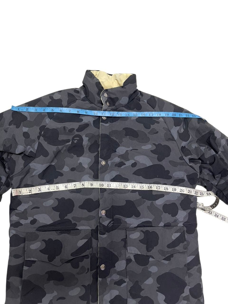 Bape A Bathing Ape Revesible Puffer Jacket Black & White Camo Size US M / EU 48-50 / 2 - 17 Thumbnail