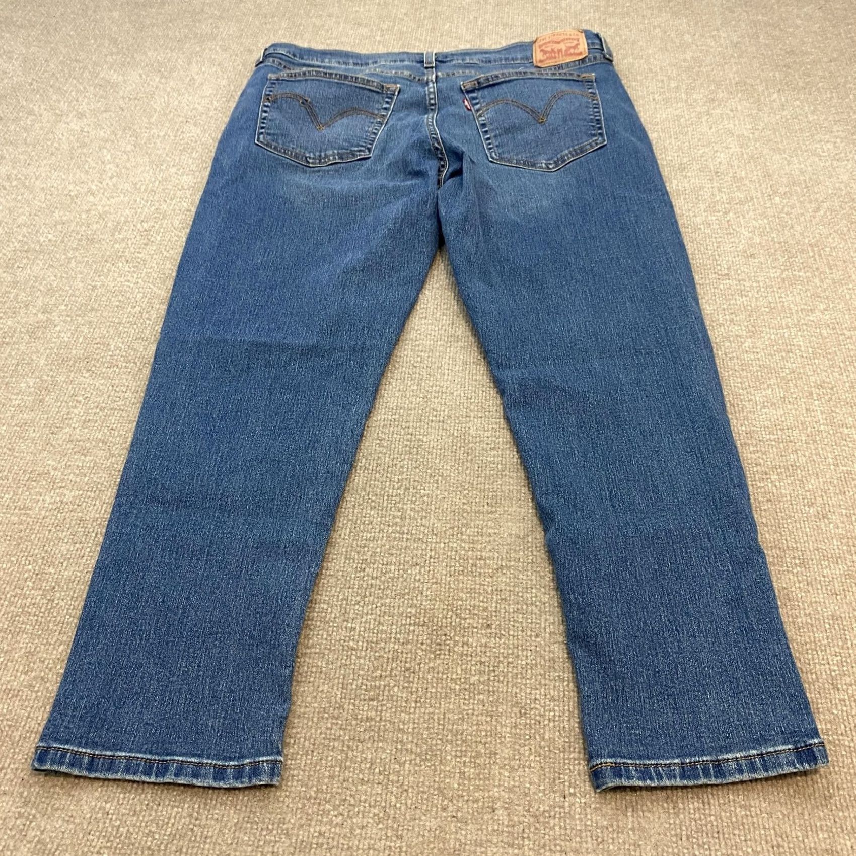 Levi's Womens Levi's Boyfriend Jeans Med Wash Blue Mid Rise Stretch Denim 32 Fits 34x27 Size 24" / US 00 / IT 34 - 5 Thumbnail