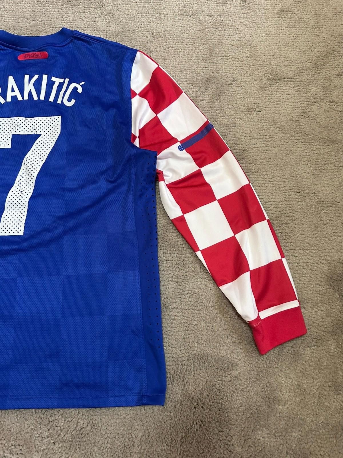 Nike 2010-2012 Nike Croatia #7 Rakitić Away Player Match Issue Size US L / EU 52-54 / 3 - 12 Thumbnail