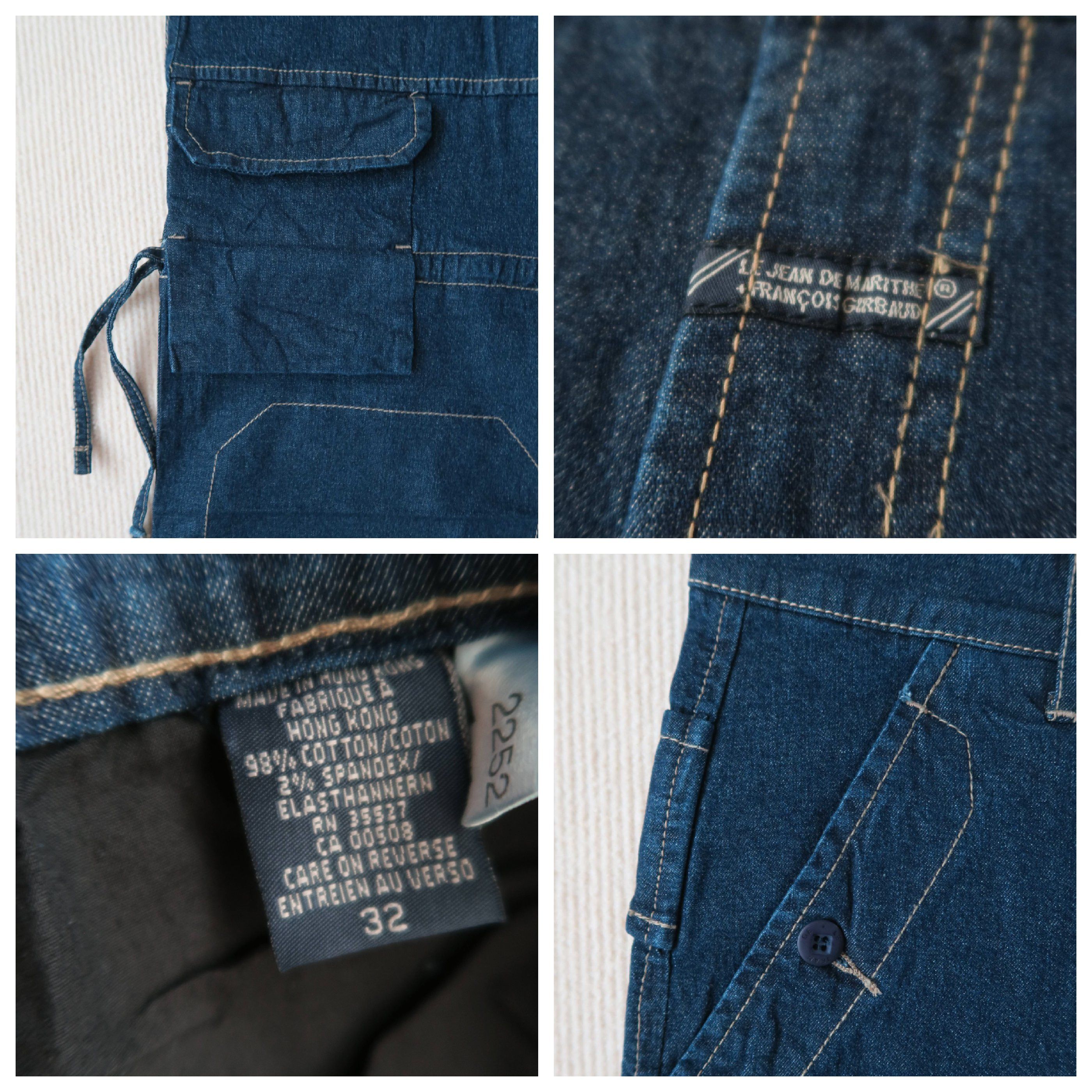 Marithe + Francois Girbaud Marithé + François Girbaud "Aviatri" Y2K Cargo Jeans Size US 32 / EU 48 - 11 Thumbnail