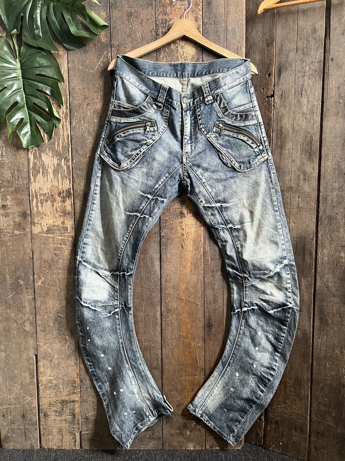 Vintage PPFM banana cut denim Jeans