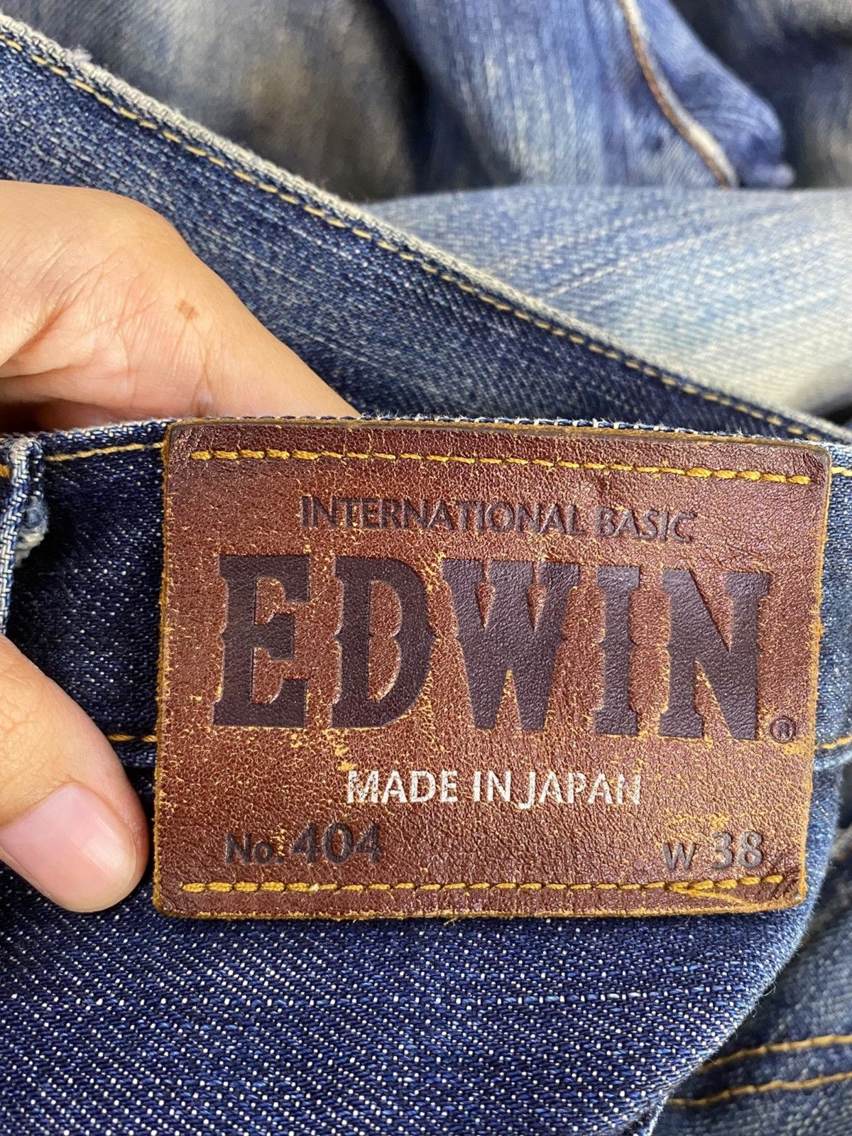 Edwin Vintage Edwin Blue Faded Wash Style Loose Jeans Size US 38 / EU 54 - 12 Thumbnail