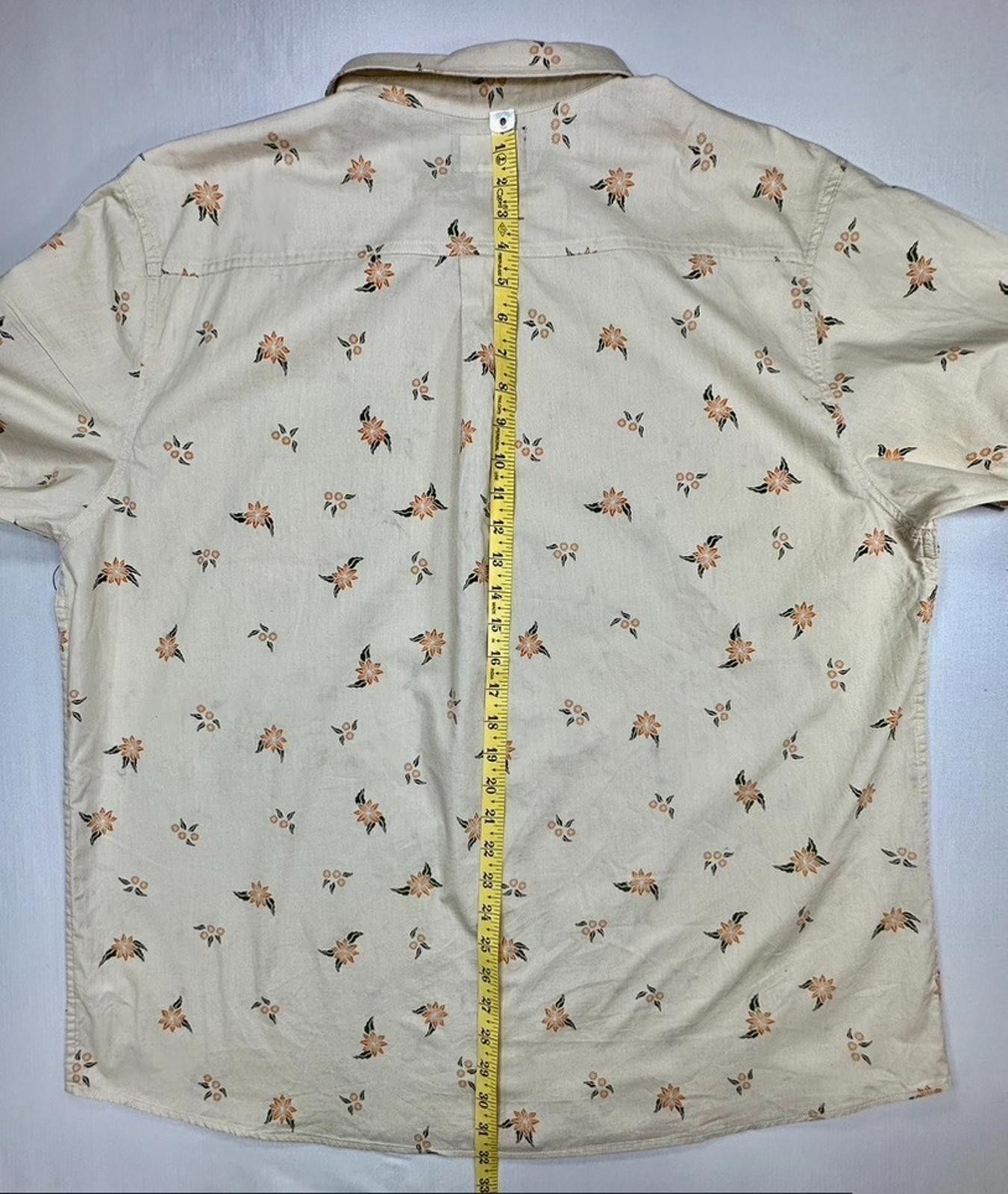 REEF Reef Montana Woven Button Down Short Sleeve Shirt Brown 2XL Size US XXL / EU 58 / 5 - 3 Thumbnail