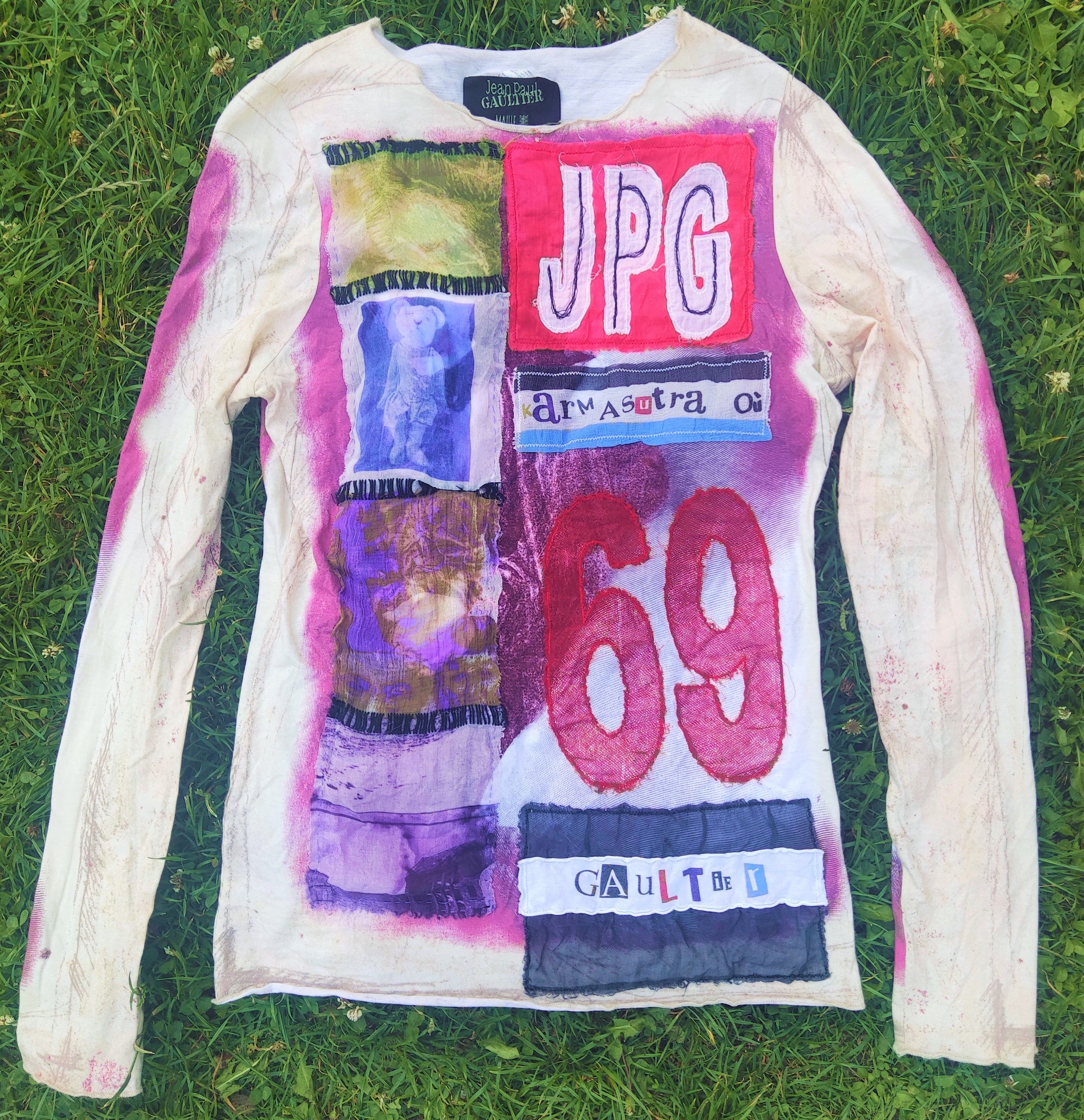 Jean Paul Gaultier Jean Paul Gaultier Karmasutra Patchwork Erotic Top T-shirt Size US S / EU 44-46 / 1 - 2 Thumbnail