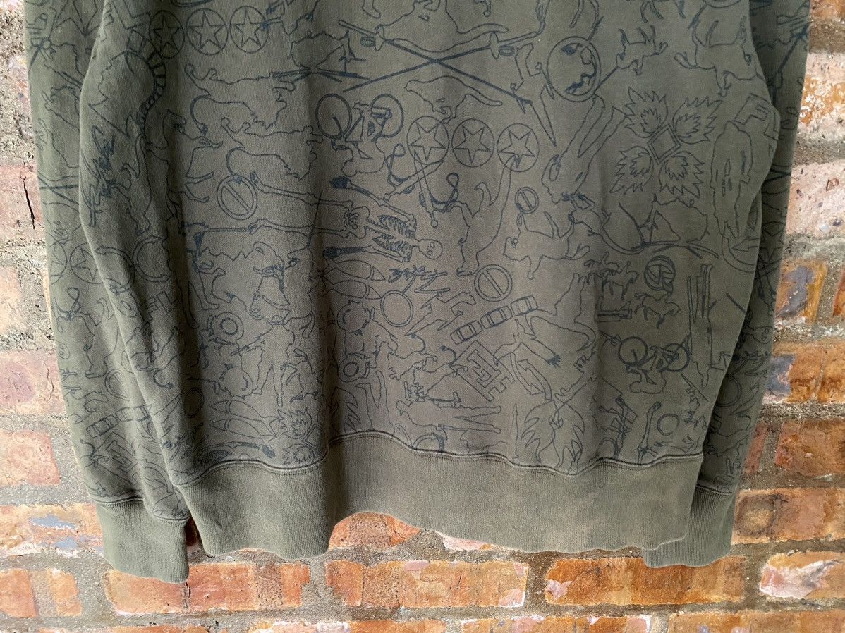 Futura OG 2000s Futura Pencil Grafiti all logo sweatshirts Size US XL / EU 56 / 4 - 5 Thumbnail