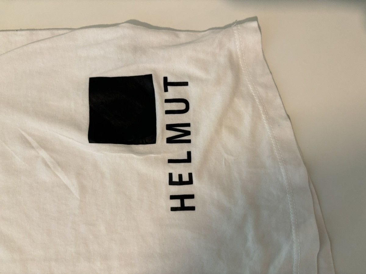 Helmut Lang White Blank Helmut Lang Tee Size US M / EU 48-50 / 2 - 3 Thumbnail