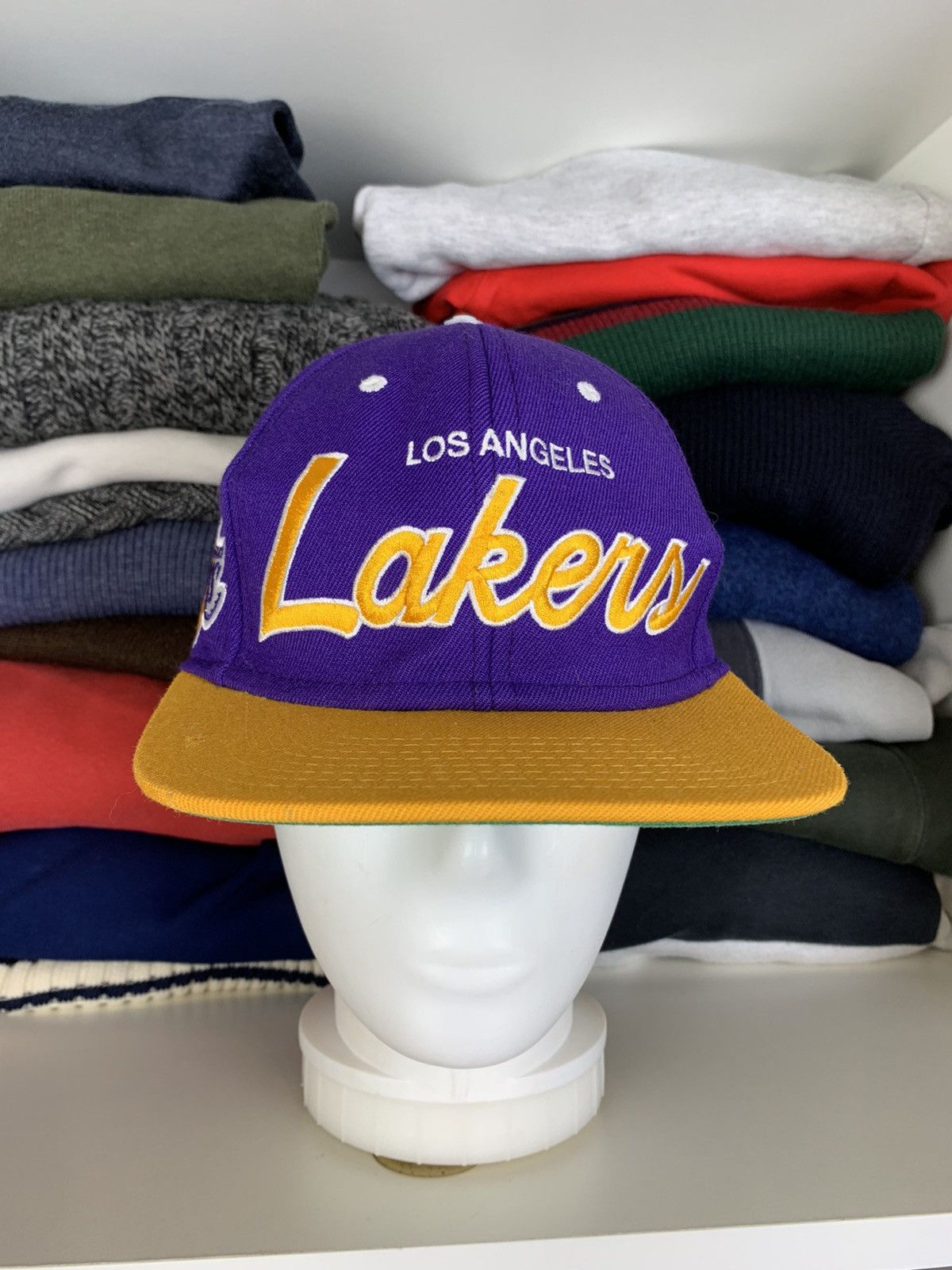 NBA Mitchell & Ness Los Angeles Lakers Cap Hat Size ONE SIZE - 2 Thumbnail