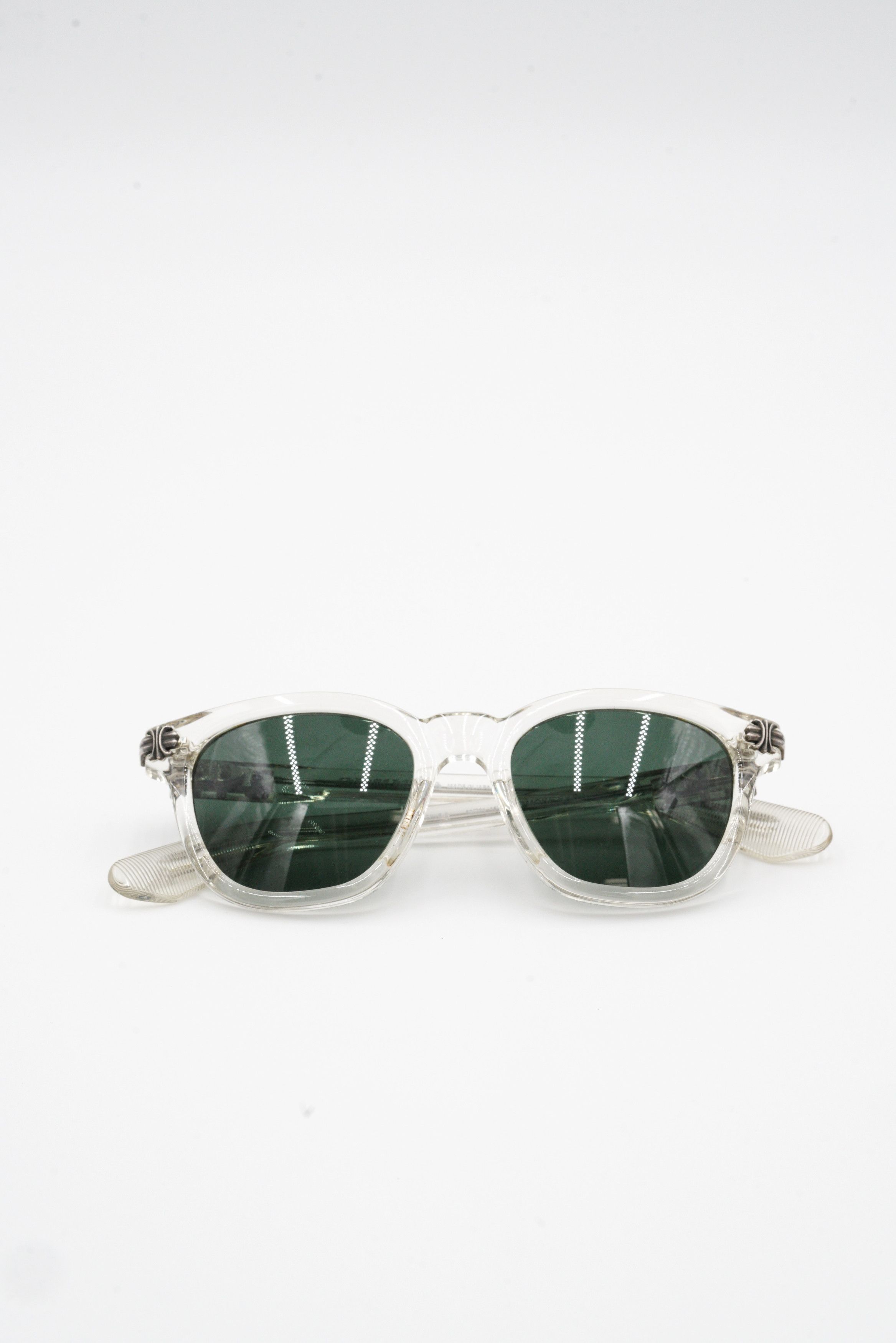Chrome Hearts Chrome Hearts Smoke Show Sunglasses Crystal Dark Green Size ONE SIZE - 3 Thumbnail