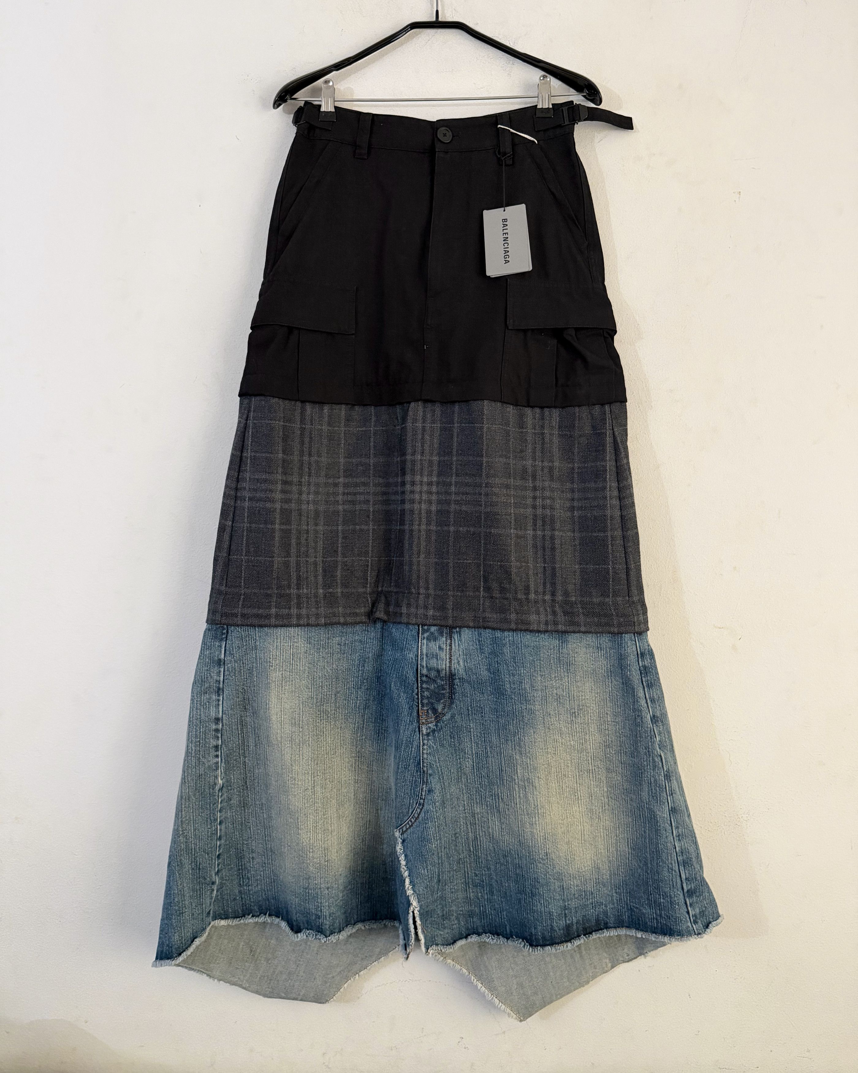Balenciaga Runway SS'24 Layered Cargo Patchwork Size 26" / US 2 / IT 38 - 7 Thumbnail