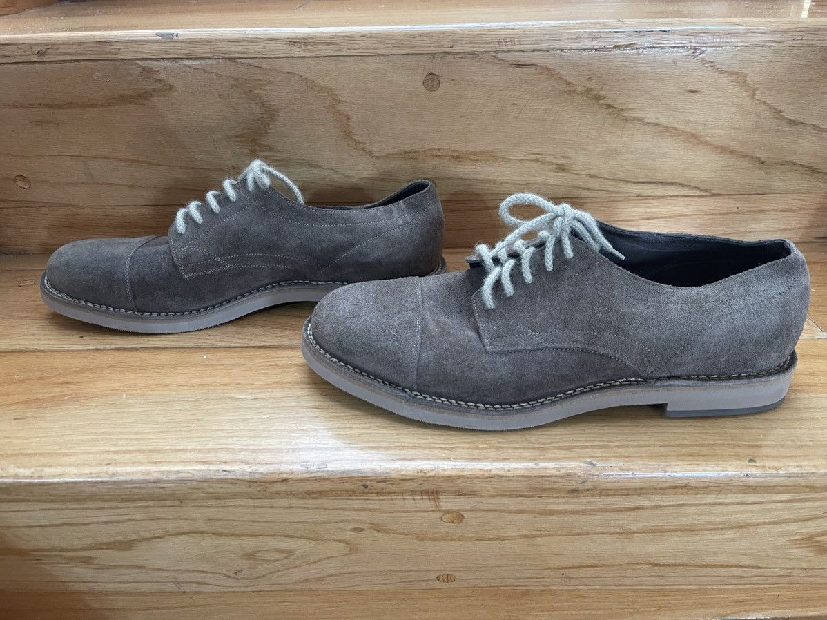 Brunello Cucinelli Brunello Cuccinelli Green Suede Shoes Size US 10 / EU 43 - 2 Thumbnail