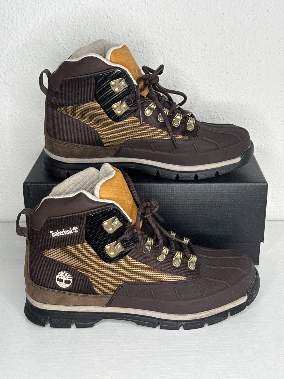 Timberland Timberland Euro Hiker Shell-Toe Jacquard boots Size US 10 / EU 43 - 4 Thumbnail