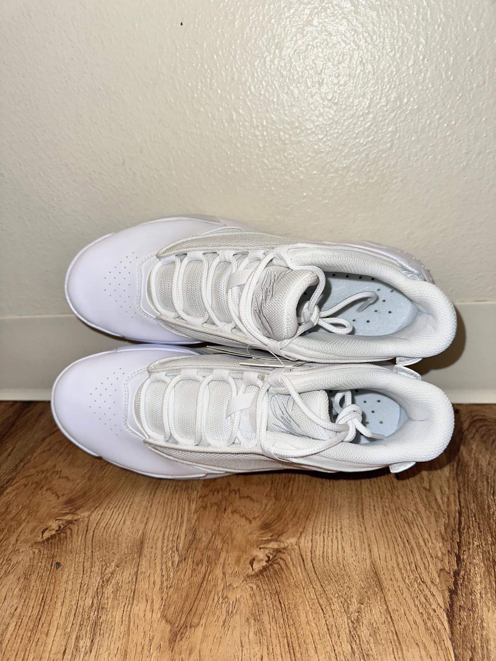 Nike Jordan Max 4 Aura Shoes Pure Platinum Sample