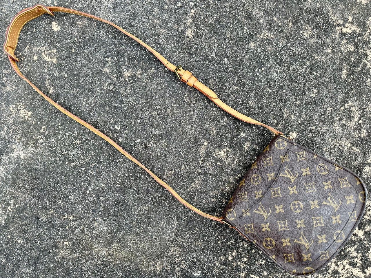 Louis Vuitton Authentic Louis Vuitton Monogram Saint Cloud PM Shoulder Bag Size ONE SIZE - 3 Thumbnail