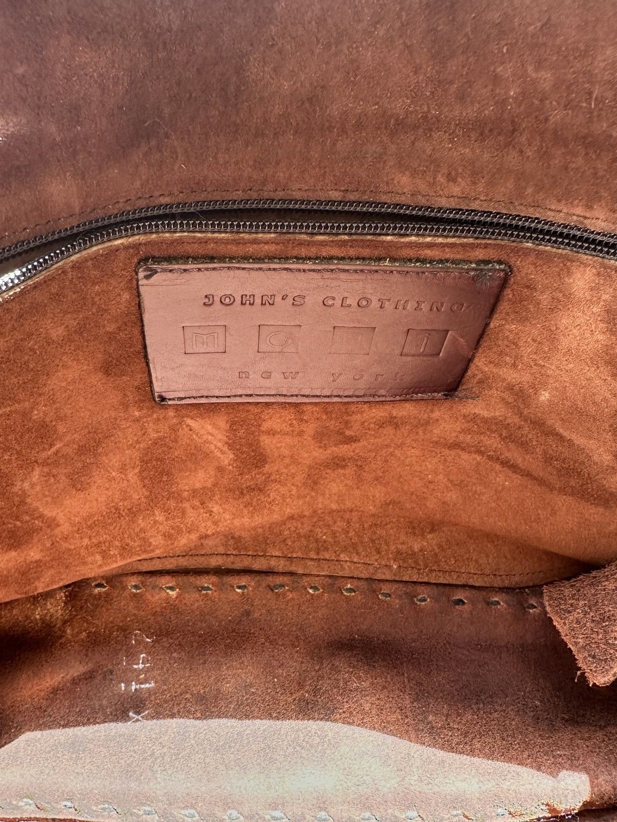 Handmade Handcrafted Hair-On-Hide Leather Messenger Bag Size ONE SIZE - 8 Thumbnail