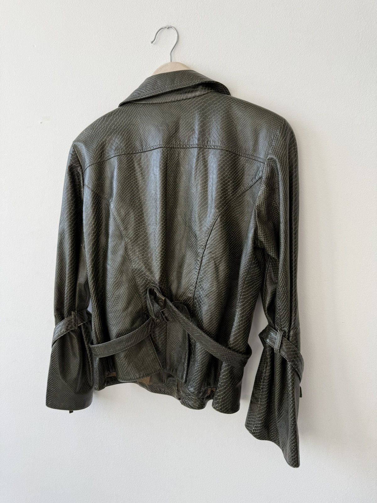 Other Vintage Madeleine Lamb Nappa Leather Jacket Green Size L Size L / US 10 / IT 46 - 8 Thumbnail