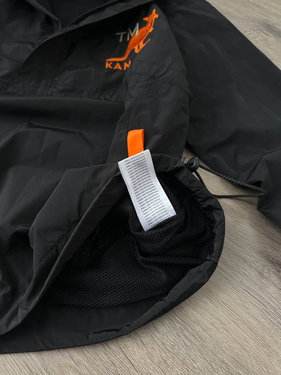 Kangol × Vintage Vintage Kangol Anorak Black Big Logo Jacket Size US M / EU 48-50 / 2 - 11 Thumbnail