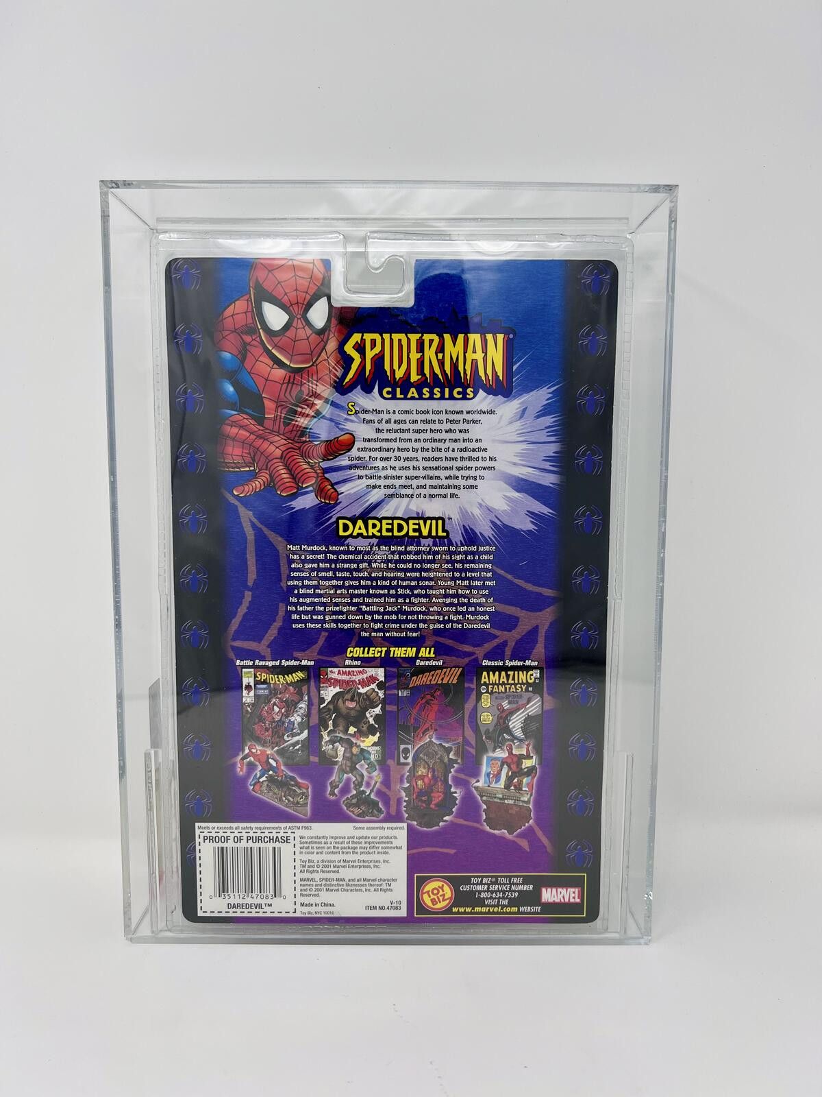 Marvel Comics Daredevil AFA 85 NM+ Yellow Variant Marvel Legends Size ONE SIZE - 3 Thumbnail