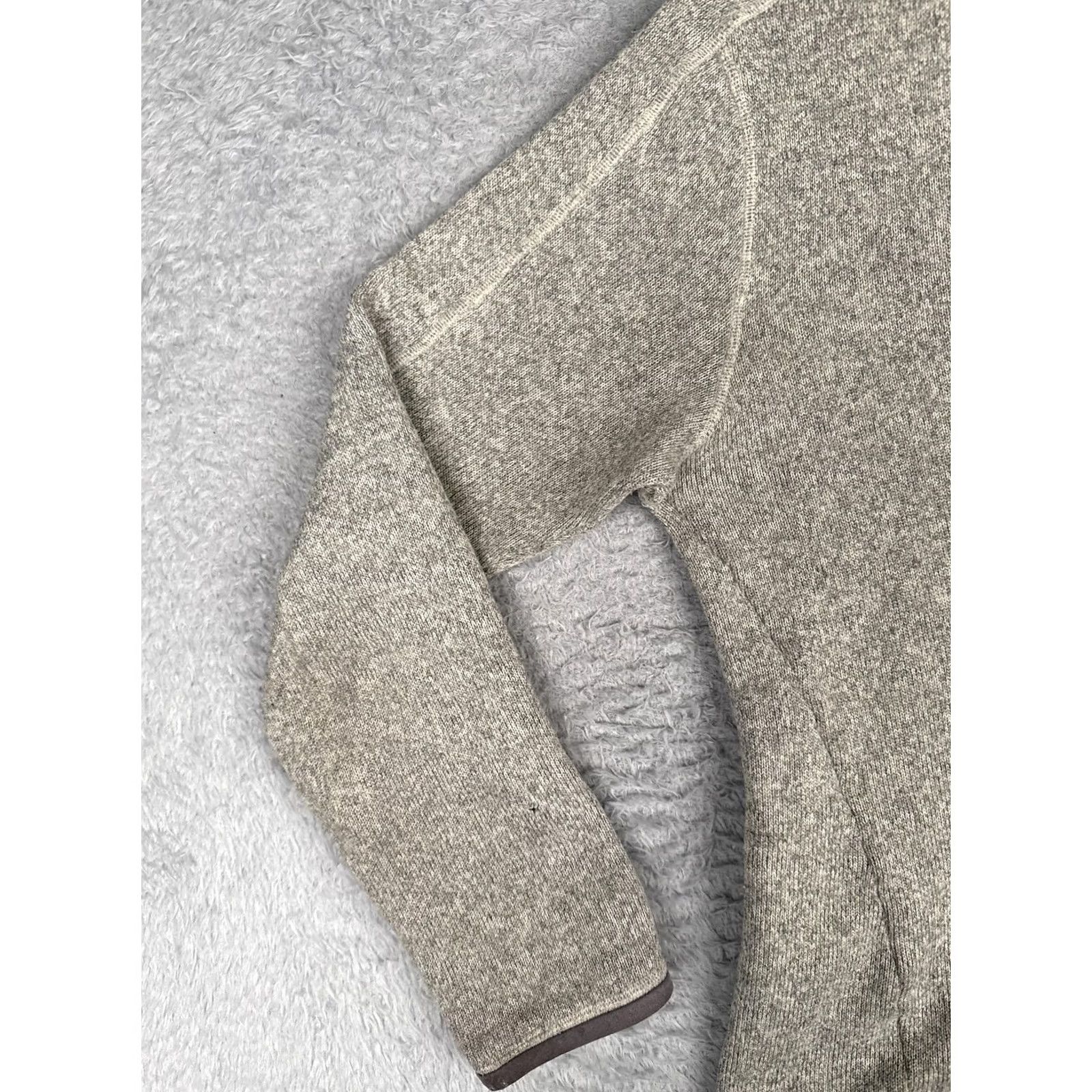Patagonia Patagonia Sweater Womens Small Gray Fleece Pullover 1/4 Zip Raglan Sleeve Mock Neck Pullover Casual Winter Outdoor Logo Pocket Size S / US 4 / IT 40 - 4 Thumbnail