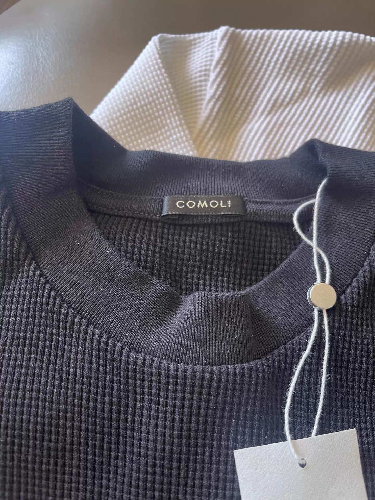 Complex COMOLI Cotton Waffle L/S Black/White Size US L / EU 52-54 / 3 - 7 Thumbnail