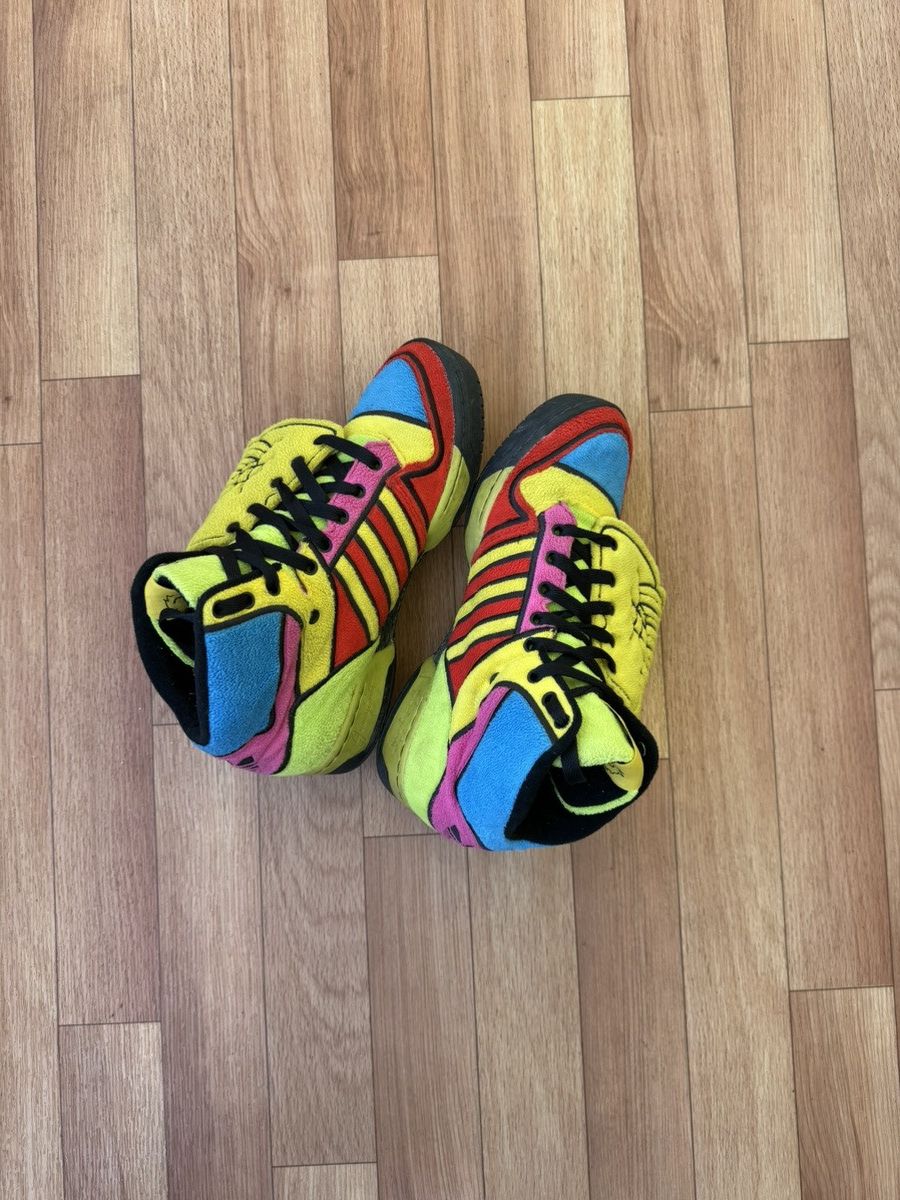 Adidas × Jeremy Scott Adidas jeremy scott wing multicolor Size US 7.5 / EU 40-41 - 7 Thumbnail