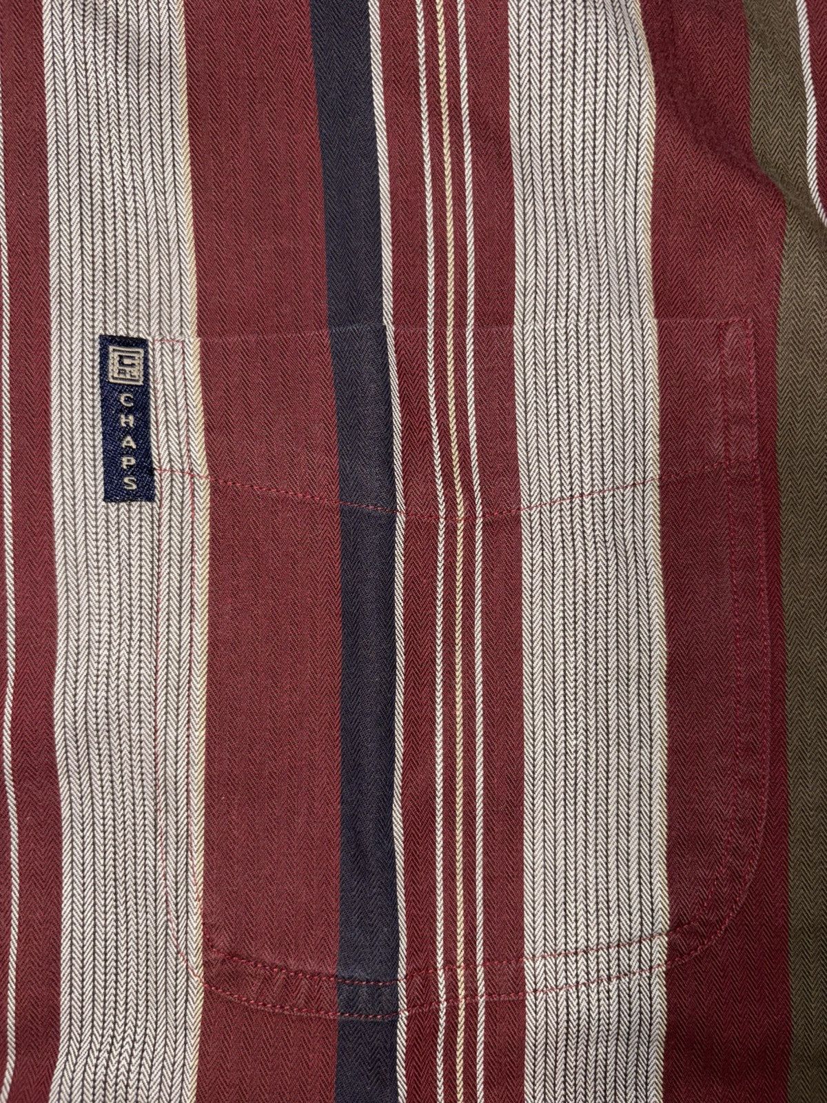 Ralph Lauren VTG 90s Chaps RalphLauren MultiStripe HerringboneShirt SizeS Size US S / EU 44-46 / 1 - 8 Thumbnail