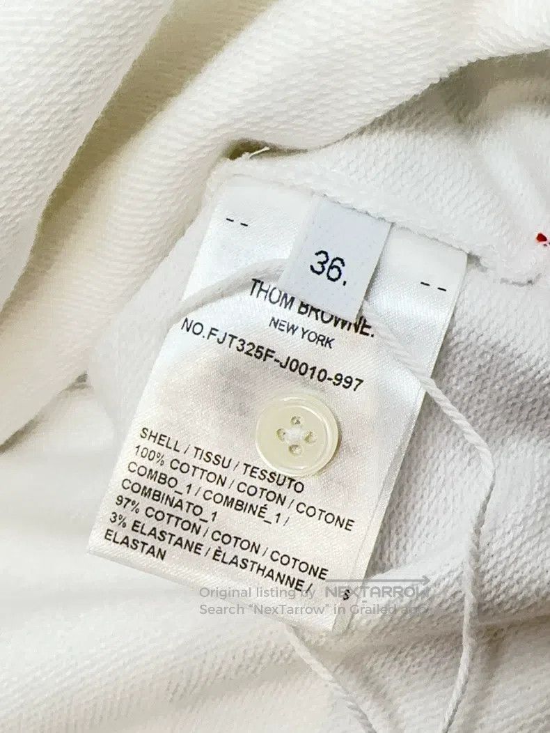 Thom Browne Thom Browne Contrast Sleeve Blue, White, and Gray Striped Size XS / US 0-2 / IT 36-38 - 4 Thumbnail
