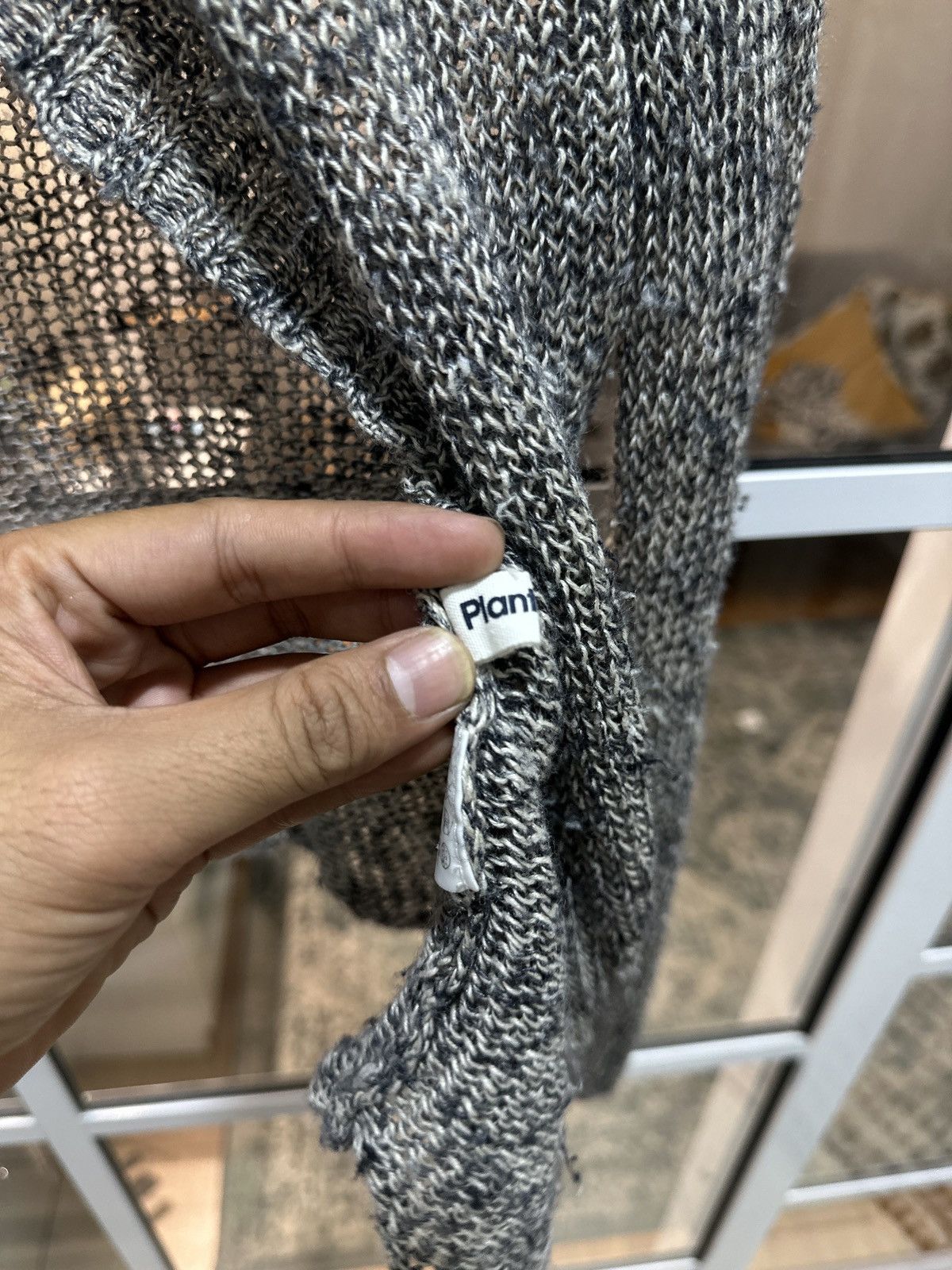 Issey Miyake Plantation By Issey Miyake Fishnet Cardigan (Hemp) Size US M / EU 48-50 / 2 - 4 Thumbnail
