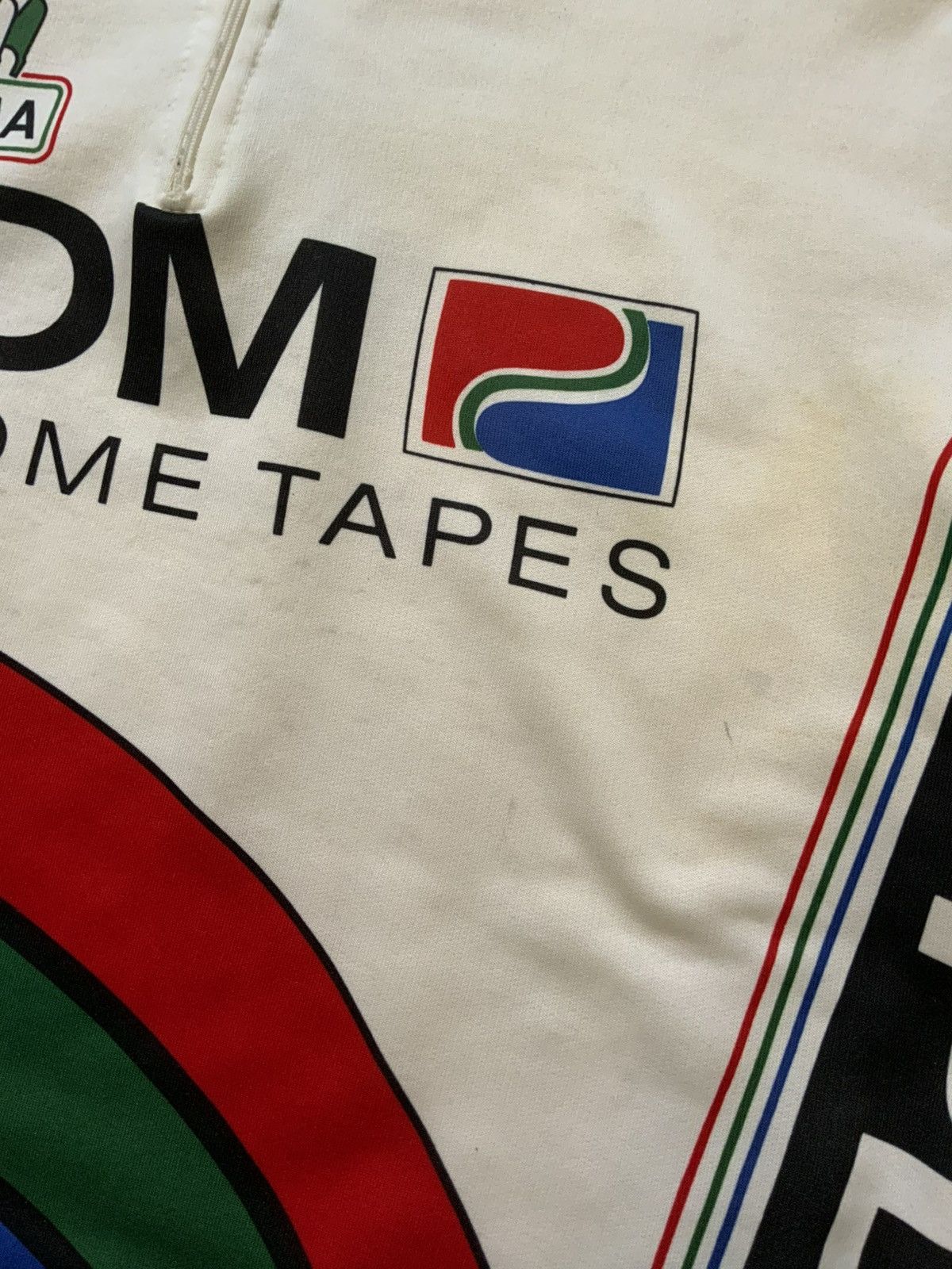 Vintage Vintage 80s 90s Ultima PDM Cycling Team Italy 1/4 Zip Jersey Size US L / EU 52-54 / 3 - 6 Thumbnail