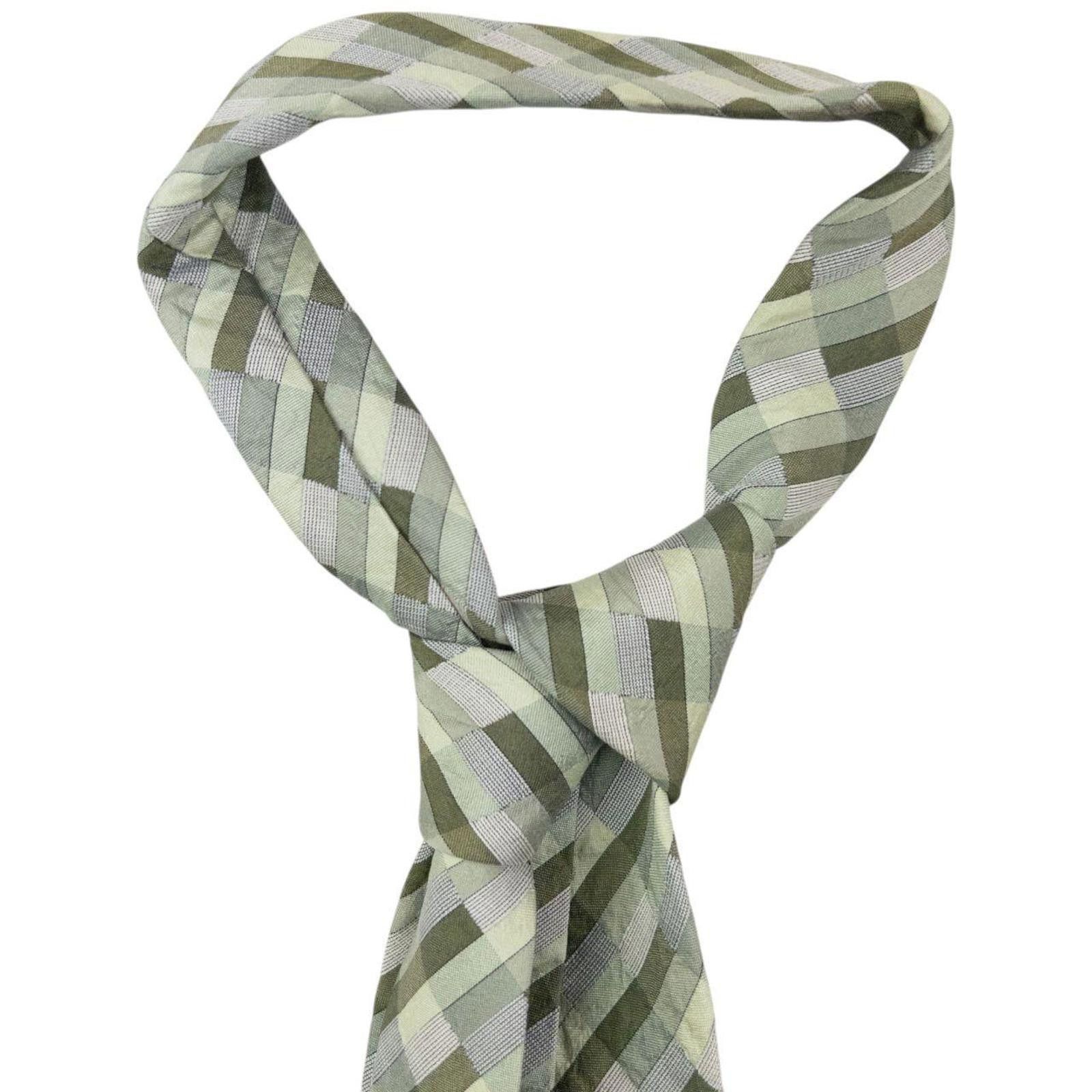Issey Miyake Vintage 90s Issey Miyake Pattern Silk Tie Size ONE SIZE - 3 Thumbnail