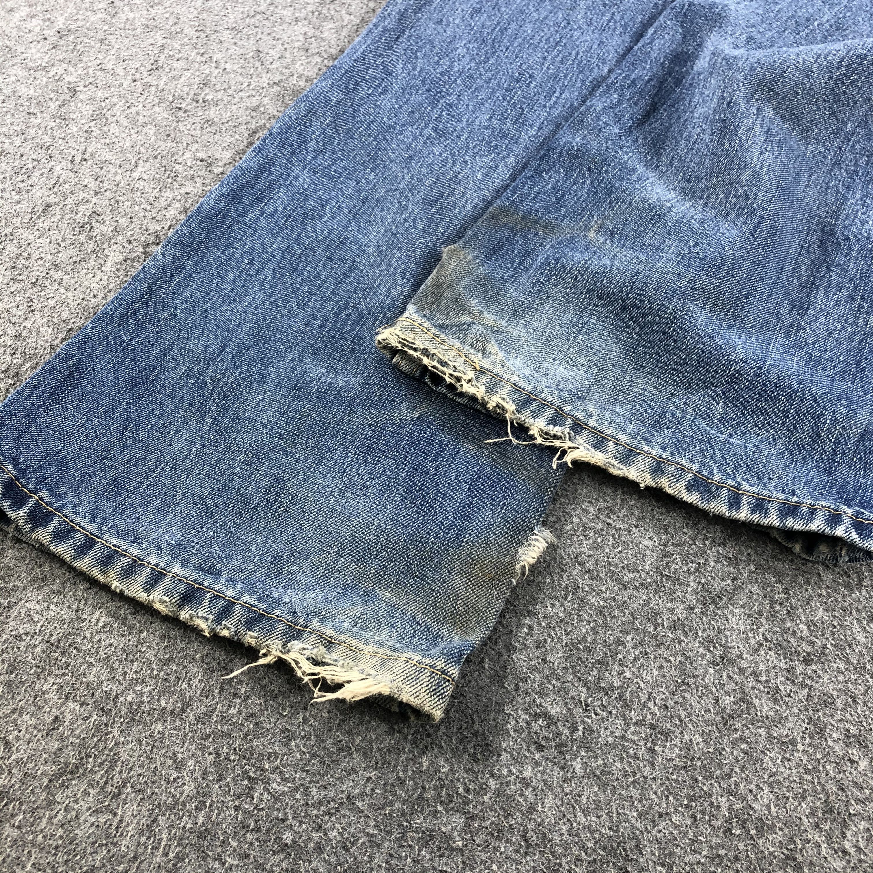 Levi's Vintage Blue Washed Levis 514 Jeans-J945 Size US 37 - 6 Thumbnail