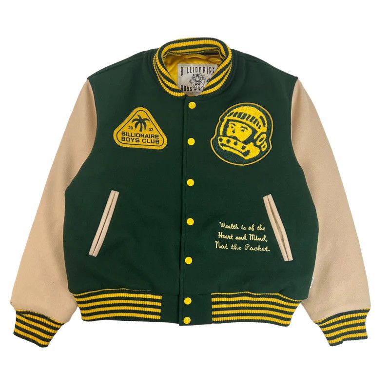 image of Billionaire Boys Club Tropical Bomber Jacket Green, Men's (Size Large)