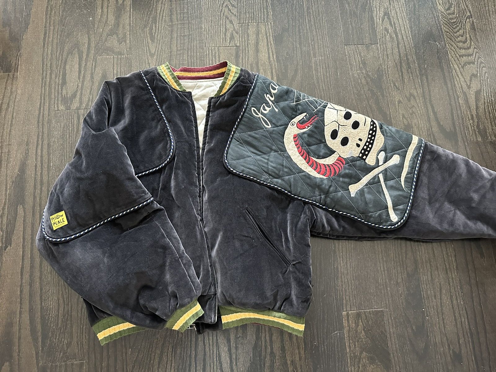Kapital Sham Rain Skull Snake Bomber JKT