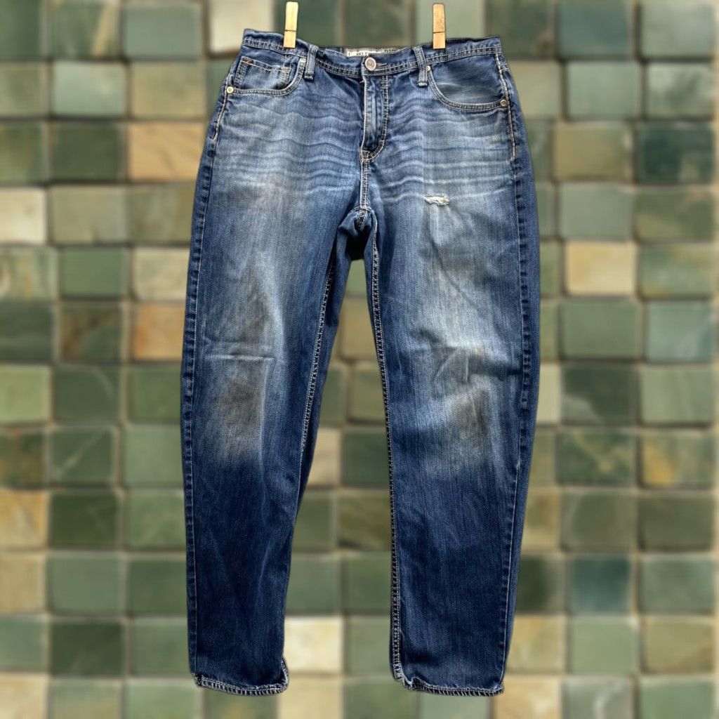 BKE VINTAGE Bke Tyler Jeans Men's 32X29* Blue Baggy Loose Straight Relaxed Western Core Y2k Size US 32 / EU 48 - 1 Thumbnail